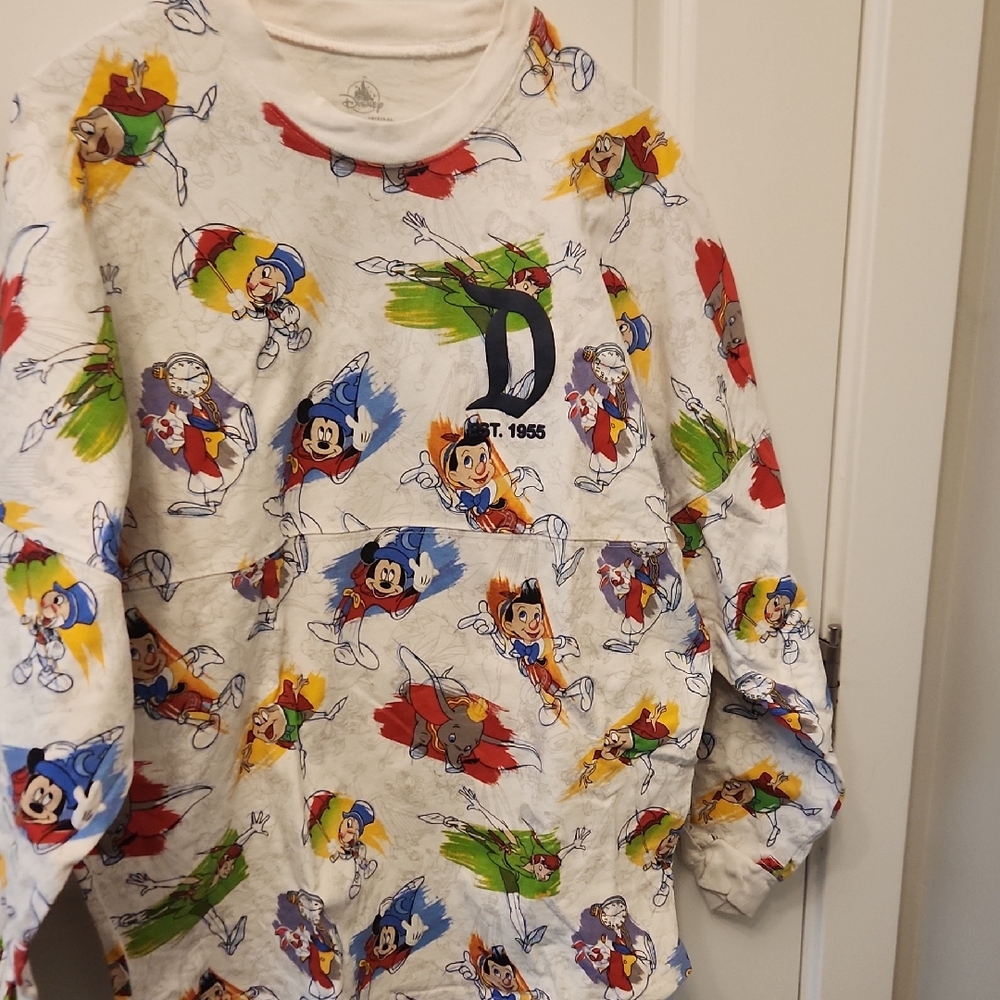 Disney White Multicolor Kids Pullover Sweatshirt